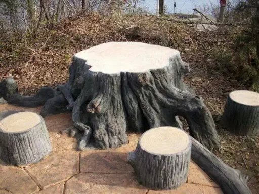塑石假树制作