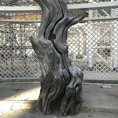 塑石假树制作